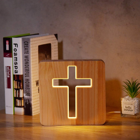 Unique Cross Night Light