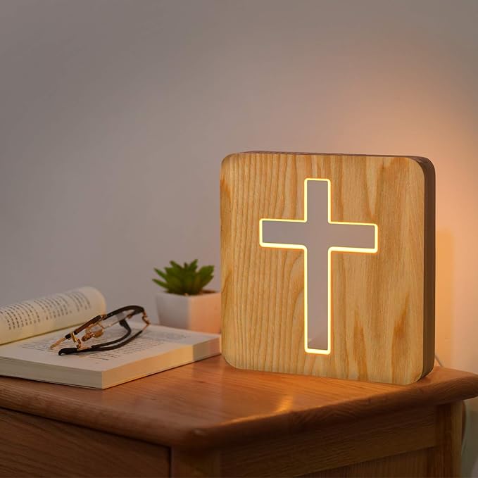 Unique Cross Night Light